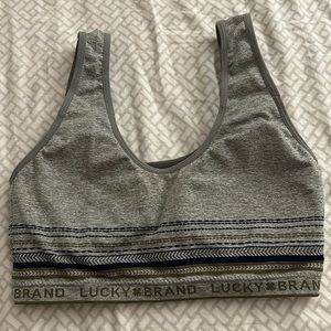 lucky brand sports bra (m)